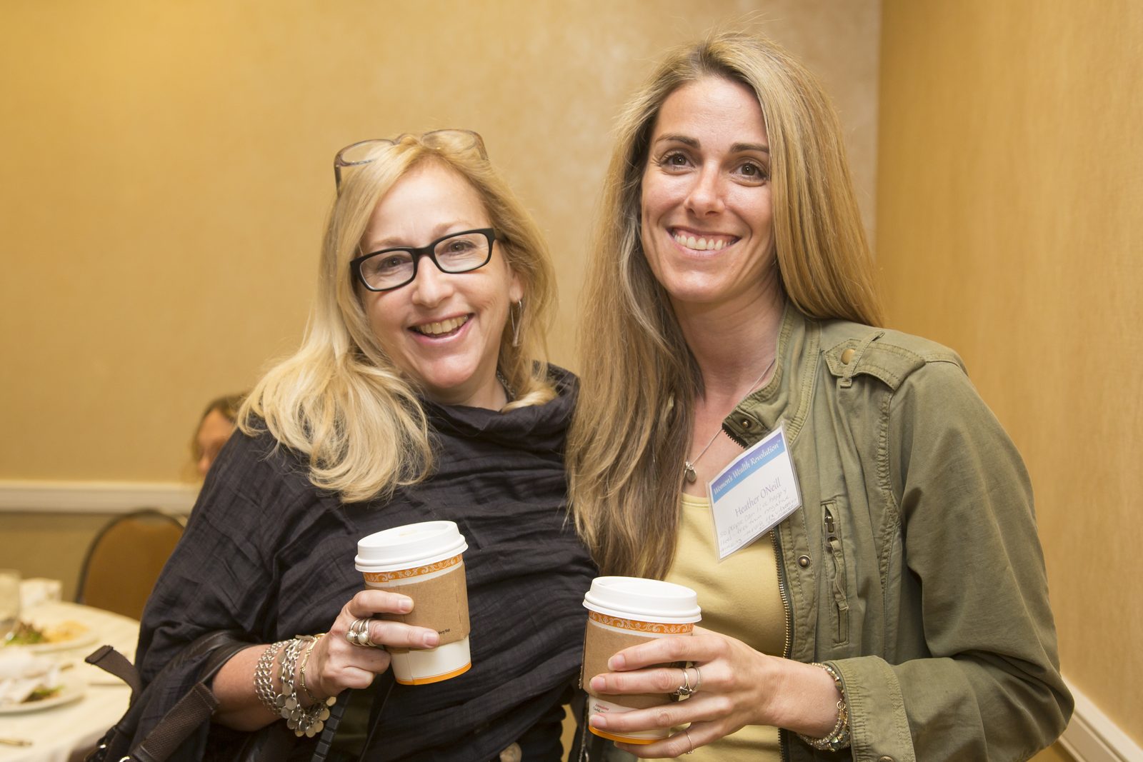 Women connecting at a Women Run AI event